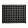 Casa Padrino Luxus Bett-Kopfteil Schwarz 200 x H. 140 cm - Luxus Hotel & Schlafzimmer Möbel