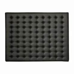 Casa Padrino Luxus Bett-Kopfteil Schwarz 200 x H. 140 cm - Luxus Hotel & Schlafzimmer Möbel