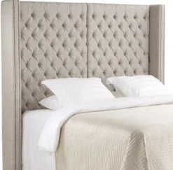 Casa Padrino Luxus Bett-Kopfteil 200 x H. 180 cm - Designer Schlafzimmermöbel
