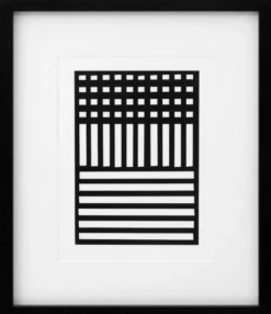 Casa Padrino Luxus Bilder 6er Set Abstrakte Kunst Schwarz / Weiß 55 x H. 65 cm - Kunstdrucke - Wandbilder - Luxus Wanddeko