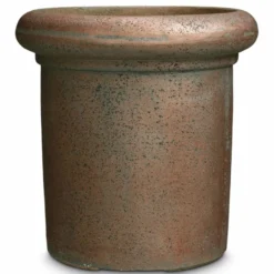 Casa Padrino Luxus Blumentopf Bronze Ø 60 x H. 60 cm - Luxus Garten Deko