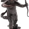 Casa Padrino Luxus Bronze Deko Skulptur Engel 46 x 45 x H. 70 cm - Große Bronze Deko Figur - Wohnzimmer Deko - Büro Deko - Deko Accessoires