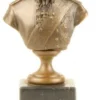 Casa Padrino Luxus Bronze Figur Admiral Uschakow, Skulptur Militaria Russland, 19.9 x 7.6 x 4.9 cm