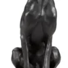 Casa Padrino Luxus Bronzefiguren 2er Set Hunde 32 x 60 x H. 73 cm - Limited Edition