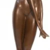 Casa Padrino Luxus Bronze Figur Modernismus Akt stehende Frau, abstrakt, 100,5 cm