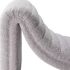 Casa Padrino Luxus Chaiselongue Grau 165 x 61,5 x H. 65 cm - Wohnzimmer Liegesessel - Designer Recamiere - Wohnzimmer Möbel - Luxus Möbel - Luxus Qualität