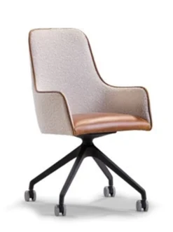 Casa Padrino Luxus Chesterfield Stuhl Ohio 54 x 60 x H. 93 cm - Eleganter Esszimmer Stuhl mit Echtleder - Chesterfield Esszimmer Möbel