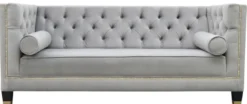 Casa Padrino Luxus Chesterfield Wohnzimmer Sofa 200 x 84 x H. 83 cm - Verschiedene Farben - Luxus Möbel