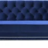 Casa Padrino Luxus Chesterfield Samt Sofa mit Kissen 172 x 84 x H. 76,5 cm - Verschiedene Farben - Chesterfield Wohnzimmer Möbel