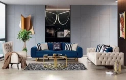 Casa Padrino Luxus Chesterfield Sessel Grau / Schwarz / Gold 80 x 80 x H. 100 cm - Moderner Wohnzimmer Sessel - Chesterfield Wohnzimmer Möbel