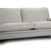 Casa Padrino Luxus Chesterfield 3er Sofa Fox 230 x 98 x H. 92 cm - Elegantes Wohnzimmer 3er Sofa mit Echtleder - Chesterfield Wohnzimmer Möbel