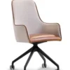 Casa Padrino Luxus Chesterfield Stuhl Ohio Pin 54 x 60 x H. 93 cm - Eleganter Esszimmer Stuhl mit Echtleder - Chesterfield Esszimmer Möbel