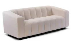 Casa Padrino Luxus Chesterfield Fußhocker Tete Bucle 102 x 90 x H. 78 cm - Eleganter Wohnzimmer Fußhocker mit Echtleder - Chesterfield Wohnzimmer Möbel
