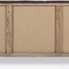 Casa Padrino Luxus Chesterfield Kunstleder Sofa Dunkelbraun / Naturfarben 194,5 x 85 x H. 85 cm - Wohnzimmer Sofa - Wohnzimmer Möbel - Chesterfield Möbel - Luxus Möbel - Luxus Einrichtung