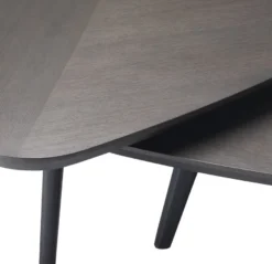 Casa Padrino Luxus Couchtisch Set Mokkafarben - 2 Massivholz Wohnzimmertische - Wohnzimmer Möbel - Luxus Qualität