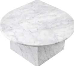 Casa Padrino Luxus Couchtisch Set Weiß - 3 Wohnzimmertische aus hochwertigem Carrara Marmor - Luxus Möbel