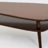 Casa Padrino Luxus Couchtisch Dunkelbraun 105 x 84 x H. 39 cm - Massivholz Wohnzimmertisch - Luxus Wohnzimmer Möbel