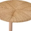 Casa Padrino Luxus Couchtisch Naturfarben Ø 100 x H. 30,5 cm - Runder Wohnzimmertisch - Wohnzimmer Möbel - Luxus Möbel - Luxus Einrichtung