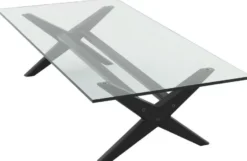 Casa Padrino Luxus Couchtisch Schwarz 160 x 80 x H. 40,5 cm - Rechteckiger Massivholz Wohnzimmertisch mit Glasplatte - Luxus Wohnzimmer Möbel
