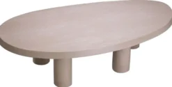 Casa Padrino Luxus Couchtisch Beige 149 x 78,5 x H. 35 cm - Massivholz Wohnzimmertisch - Wohnzimmer Möbel - Massivholz Möbel - Luxus Möbel - Luxus Einrichtung - Möbel Luxus - Luxus Qualität