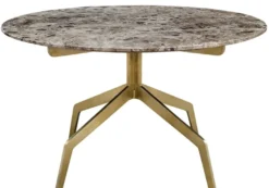 Casa Padrino Luxus Couchtisch Gold Ø 70 x H. 40 cm - Luxus Wohnzimmermöbel