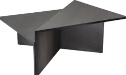 Casa Padrino Luxus Couchtisch Set Mokkafarben - 2 Eichenfurnier Wohnzimmertische - Wohnzimmer Möbel - Luxus Qualität