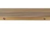 Casa Padrino Luxus Couchtisch Messing / Schwarz 220 x 78 x H. 38 cm - Wohnzimmertisch mit Edelstahl Tischplatte - Luxus Möbel