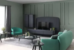 Casa Padrino Luxus Couchtisch Schwarz / Grün / Antik Messing 120 x 120 x H. 38 cm - Quadratischer Wohnzimmertisch mit Marmorplatte - Wohnzimmer Möbel - Hotel Möbel - Luxus Möbel