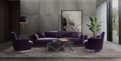 Casa Padrino Luxus Couchtisch Silber / Schwarz 125 x 125 x H. 43 cm - Quadratischer Edelstahl Wohnzimmertisch mit Glasplatte - Wohnzimmer Möbel - Luxus Qualität