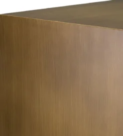 Casa Padrino Luxus Couchtisch Messing 120 x 40 x H. 38 cm - Rechteckiger Metall Wohnzimmertisch - Wohnzimmer Möbel - Hotel Möbel - Luxus Metall Möbel