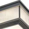 Casa Padrino Luxus Deckenleuchte Bronze 40,5 x 40,5 x H. 18,5 cm - Luxus Qualität