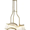 Casa Padrino Luxus Deckenleuchte Durchmesser 70 x H. 119 cm - Möbel Lüster Leuchter Deckenlampe