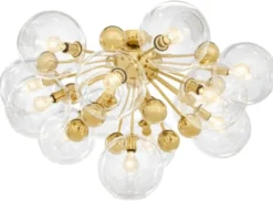 Casa Padrino Luxus Deckenleuchte Gold Ø 90 x H. 57 cm - Luxus Kollektion