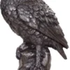 Casa Padrino Luxus Deko Bronzefigur Eule Bronze 19 x 15 x H. 36 cm - Bronze Skulptur