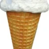 Casa Padrino Luxus Deko Eis im Hörnchen / Abfalleimer Mehrfarbig H. 170 cm - Großes Deko Eis - Wetterbeständiges XXL Deko Eis - Gastronomie Dekoration - Eisdielen Dekoration - Restaurant Dekoration