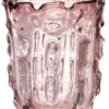 Casa Padrino Luxus Deko Glas Vase Blassrosa Ø 20 x H. 26 cm - Designer Blumenvase