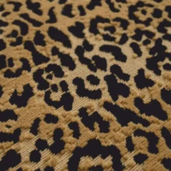 Casa Padrino Luxus Deko Kissen Leopard Beige / Schwarz 60 x 60 cm - Deko Accessoires