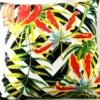 Casa Padrino Luxus Deko Kissen Detroit Plants Mehrfarbig 45 x 45 cm - Feinster Samtstoff - Wohnzimmer Kissen