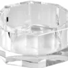 Casa Padrino Luxus Deko Kristallglas Schüssel 21,5 x 21,5 x H. 9 cm - Luxus Qualität