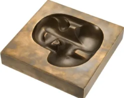 Casa Padrino Luxus Deko Objekt Vintage Messingfarben 20,5 x 20,5 x H. 4 cm - Deko Accessoires