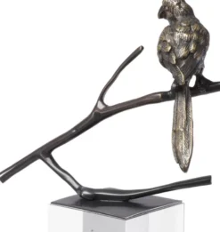 Casa Padrino Luxus Deko Objekte 2er Set Bronzefarben - Büro Deko - Schreibtisch Deko - Wohnzimmer Deko - Luxus Kollektion