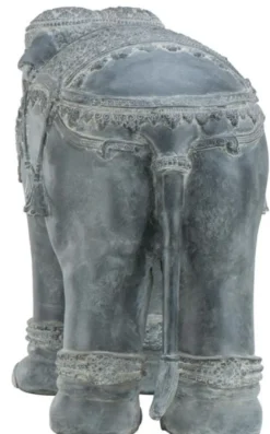 Casa Padrino Luxus Dekoration Aluminium Elefant 90 x 35 x H. 67 cm - Limited Edition