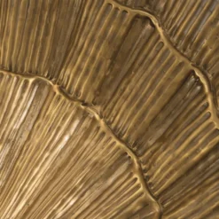 Casa Padrino Luxus Deko Schale in Muschelform Vintage Messing 52,5 cm - Deko Accessoires