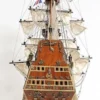 Casa Padrino Luxus Deko Schiff Sovereign of the Seas Braun / Mehrfarbig 88,9 x 29 x H. 94 cm - Handgefertigtes Holz Segelschiff Modell