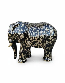 Casa Padrino Luxus Deko Skulptur Elefant Hindi H. 60 cm - Deko Skulptur - Deko Figur - Tierfigur - Gartendeko