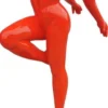Casa Padrino Luxus Deko Skulptur Ballerina Tänzerin Rot / Schwarz 120 x 60 x H. 165 cm - Lebensgroße Deko Figur - XXL Deko Skulptur - XXL Deko Figur - Luxus Wohnzimmer & Garten Deko