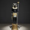 Casa Padrino Luxus Deko Skulptur Statue Khnoum H. 230 cm - Riesige Gartenskulptur - Lebensgroße Skulptur - XXL Deko Skulptur - XXL Deko Figur