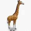 Casa Padrino Luxus Deko Skulptur Giraffe Realistisch H. 210 cm - Riesige Gartenskulptur - Lebensgroße Skulptur - XXL Deko Skulptur - XXL Deko Figur