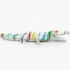 Casa Padrino Luxus Deko Skulptur Reptil Trash Krokodil H. 20 cm - Deko Skulptur - Deko Figur - Tierfigur - Gartendeko