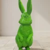 Casa Padrino Luxus Deko Skulptur Hase H. 110 cm - Riesige Gartenskulptur - Lebensgroße Skulptur - XXL Deko Skulptur - XXL Deko Figur